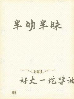 半明半昧