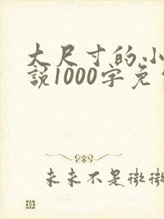 大尺寸的小黄说说1000字免费