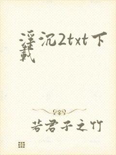 浮沉2txt下载