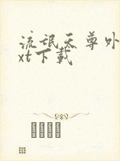 流氓天尊外传txt下载