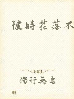 彼时花落不相逢