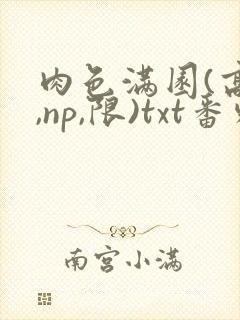 肉色满园(高h,np,限)txt番外篇