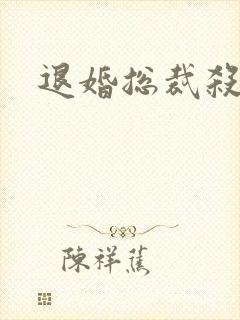 退婚总裁杀手妻