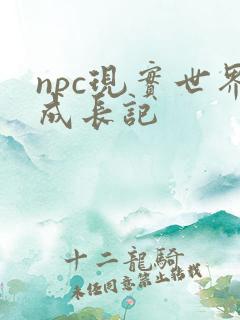 npc现实世界成长记