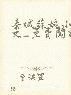 秦城苏婉小说全文_免费阅读最新