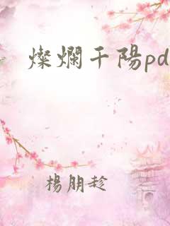 灿烂千阳pdf