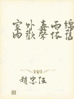 室外春雨绵绵室内欢声依旧
