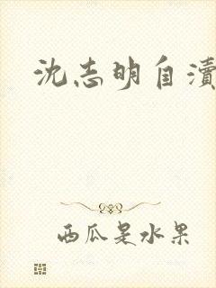 沈志明自渎事件