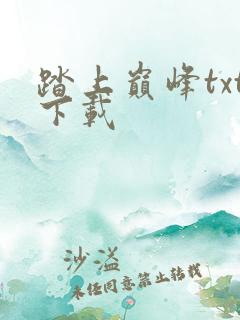 踏上巅峰txt下载