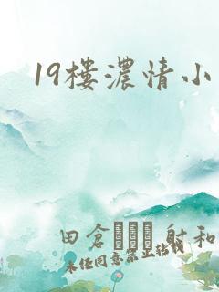19楼浓情小说