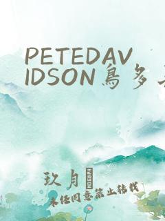 PETEDAVIDSON鸟多长