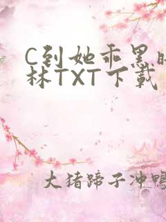 C到她乖黑暗森林TXT下载