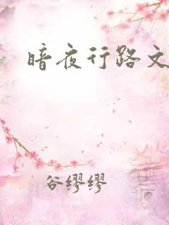 暗夜行路文集