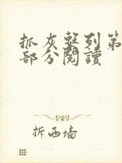 抓灰系列第33部分阅读