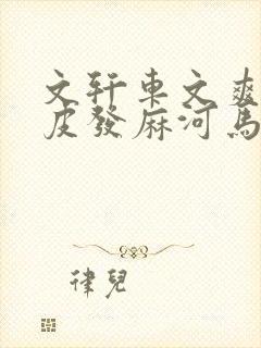 文轩车文爽到头皮发麻河马的秘密河