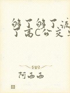 够了够了流出来了高C公交车