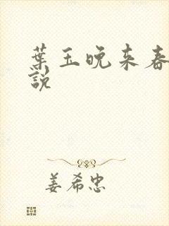 叶玉晚来春 小说