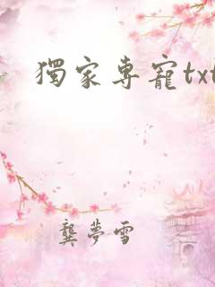 独家专宠txt