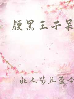 腹黑王子呆呆女