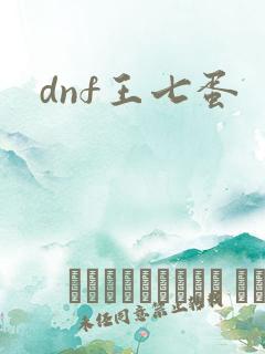 dnf王七蛋