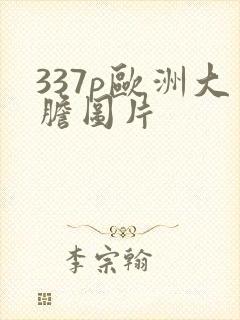 337p欧洲大胆图片