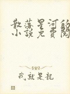 散落星河的记忆小说免费阅读全文