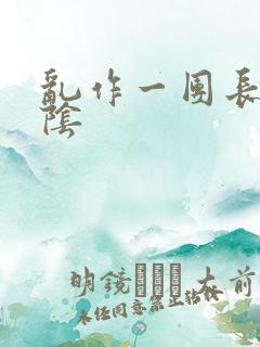 乱作一团长日光阴