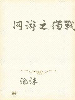 网游之独战天下