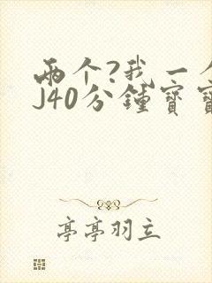 两个?我一个BJ40分钟宝宝