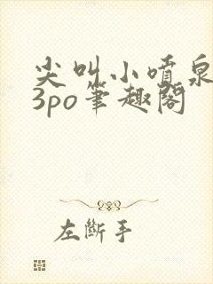 尖叫小喷泉1v3po笔趣阁