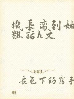 机长脔到她哭h粗话h文