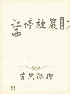 江停被严峫塞东西