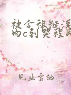 被合租糙汉室友肉c到哭程刚