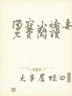 独宠小娇妻全文免费阅读