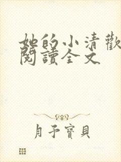 她的小清欢免费阅读全文