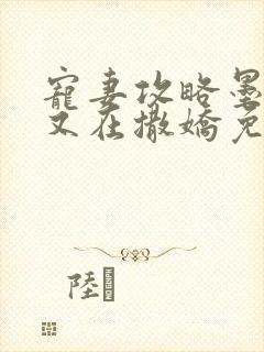 宠妻攻略墨太太又在撒娇免费阅读