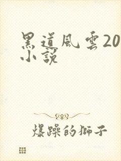 黑道风云20年小说