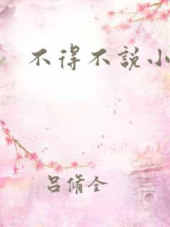 不得不说小说