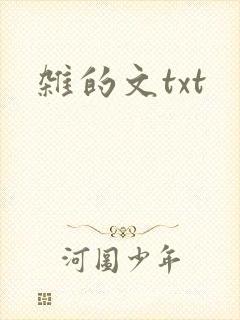杂的文txt