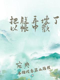 把朕弄坏了都可以帐中欢