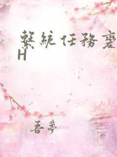 系统任务变美变H