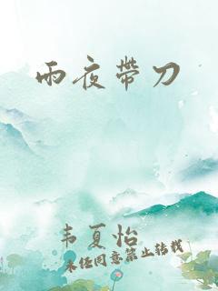 雨夜带刀