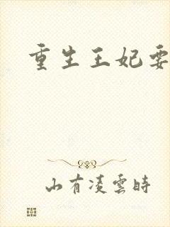 重生王妃要和离