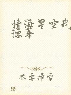 情海星空我与刘德华