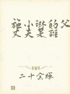 施小琳的父亲和丈夫是谁