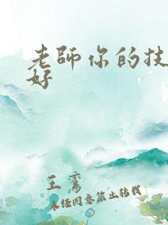 老师你的技术真好