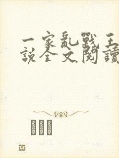 一家乱战王芳小说全文阅读