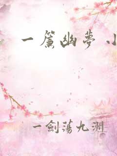 一帘幽梦 小说