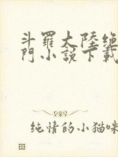 斗罗大陆绝世唐门小说下载