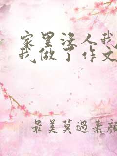 家里没人我哥把我做了作文